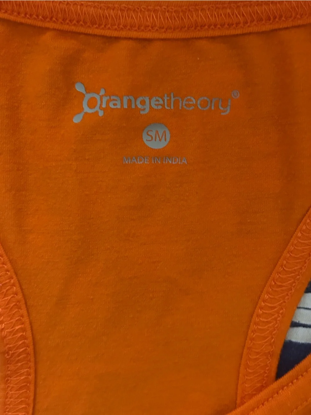 Orangetheory Fitness Racerback Tank Top Orange Logo Women’s Small